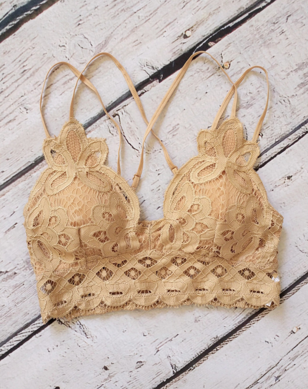 Desert Rose bralette (Tan)
