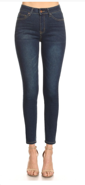 Kendall high rise skinny (Dark wash)