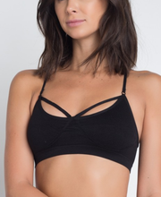 Load image into Gallery viewer, Guided by the stars bralette (Black)
